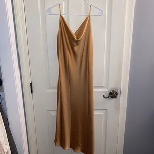 Gold Slip Dress